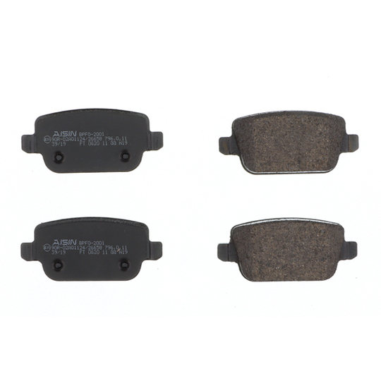 BPFO-2001 - Brake Pad Set, disc brake 
