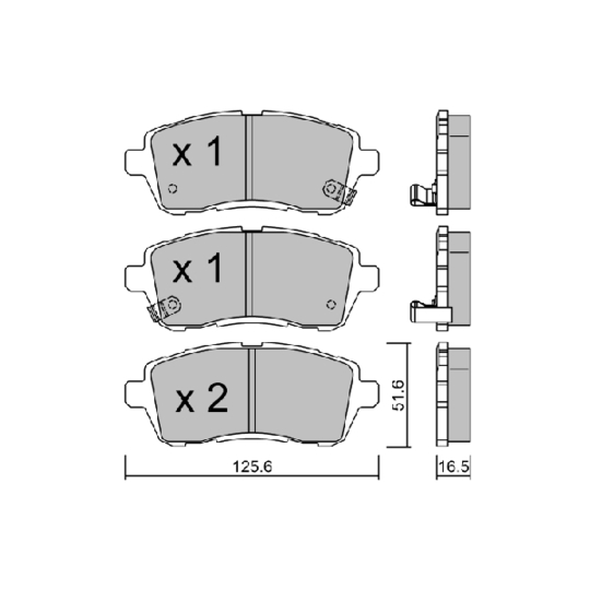 Brake Pad Set, disc brake