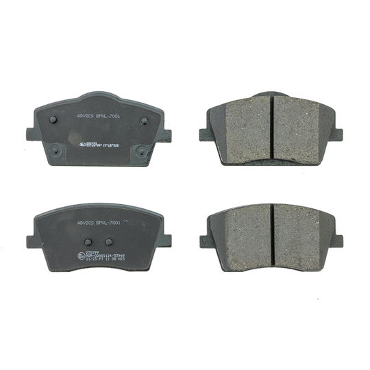 BPVL-7001 - Brake Pad Set, disc brake 