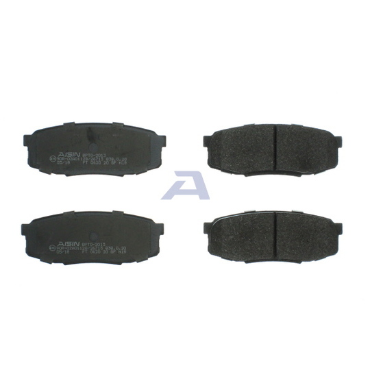 BPTO-2013 - Brake Pad Set, disc brake 