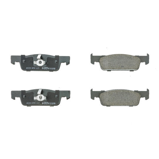 BPRE-1025 - Brake Pad Set, disc brake 