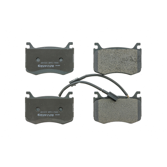 BPFC-7000 - Brake Pad Set, disc brake 