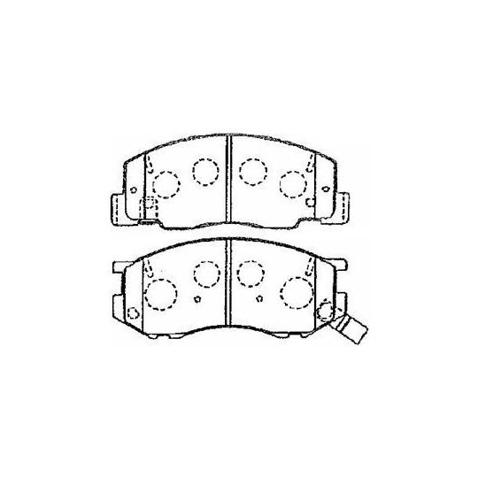 A1N096 - Brake Pad Set, disc brake 