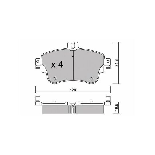 Brake Pad Set, disc brake