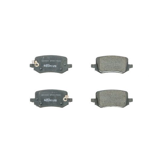 BPHY-7020 - Brake Pad Set, disc brake 