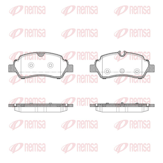 1605.10 - Brake Pad Set, disc brake 