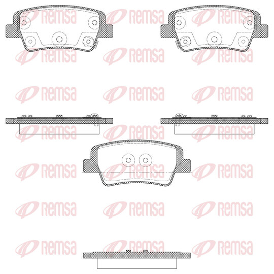 1999.02 - Brake Pad Set, disc brake 