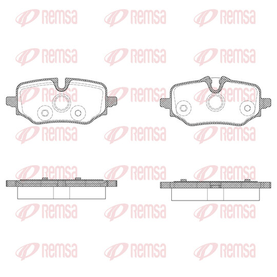X2013.00 - Brake Pad Set, disc brake 