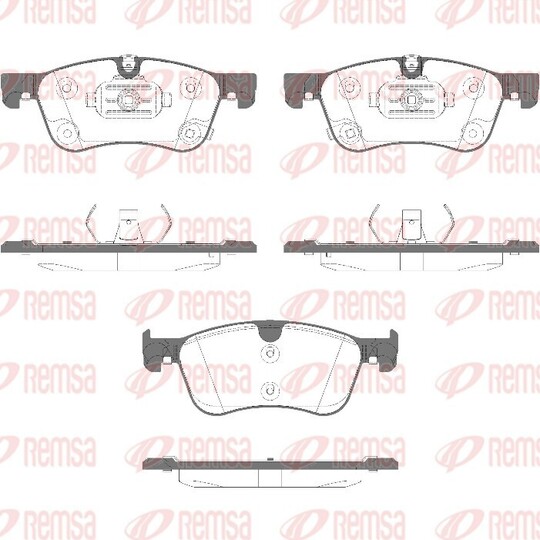1986.02 - Brake Pad Set, disc brake 