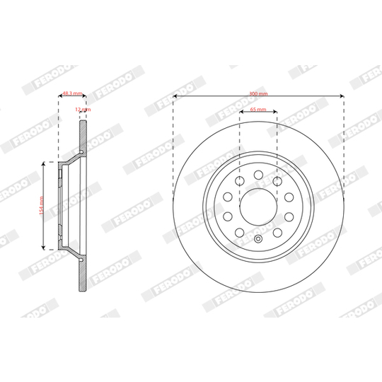 DDF3169C - Brake Disc 