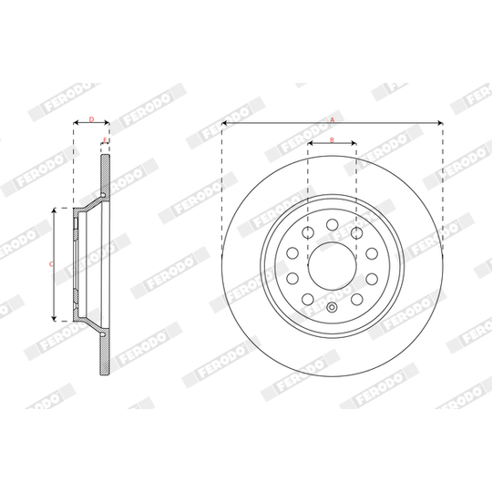 DDF3169C - Brake Disc 