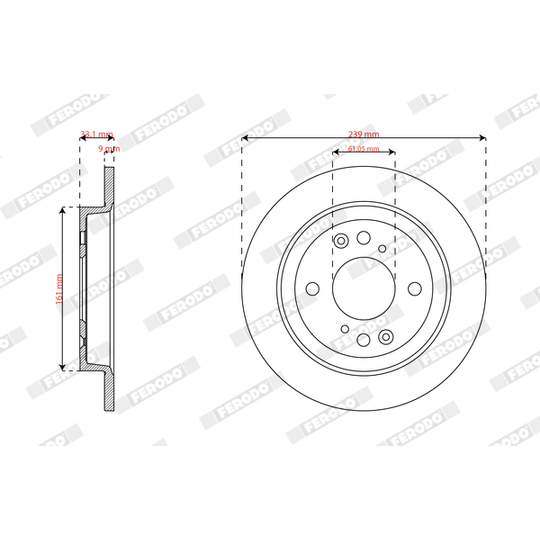 DDF3156C - Brake Disc 