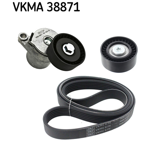 VKMA 38871 - V-Ribbed Belt Set 