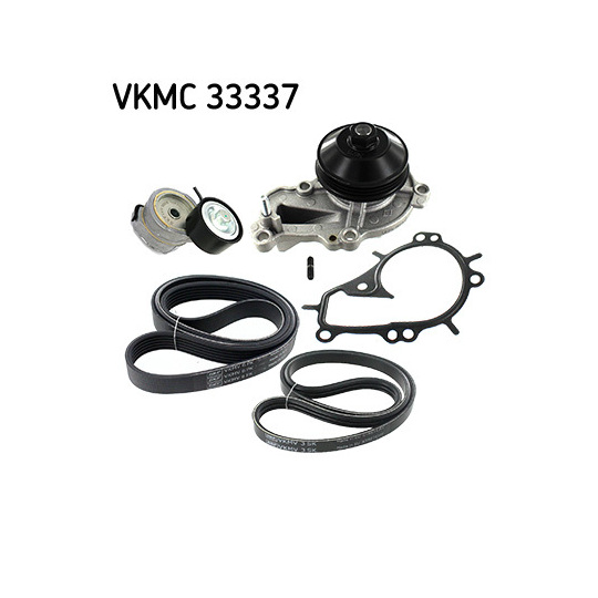 VKMC 33337 - Water Pump + V-Ribbed Belt Set 