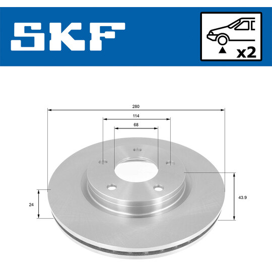 VKBD 80112 V2 - Brake Disc 
