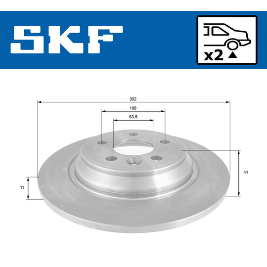 VKBD 90067 S2 - Brake Disc 