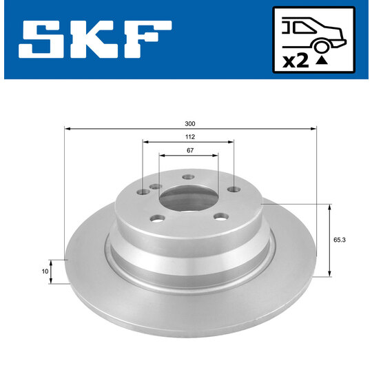 VKBD 90072 S2 - Brake Disc 