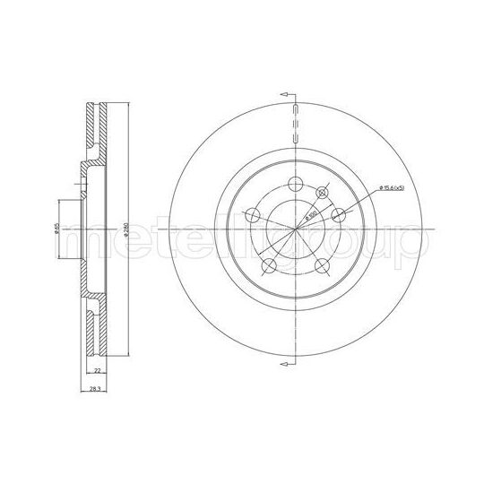 23-0242 - Brake Disc 