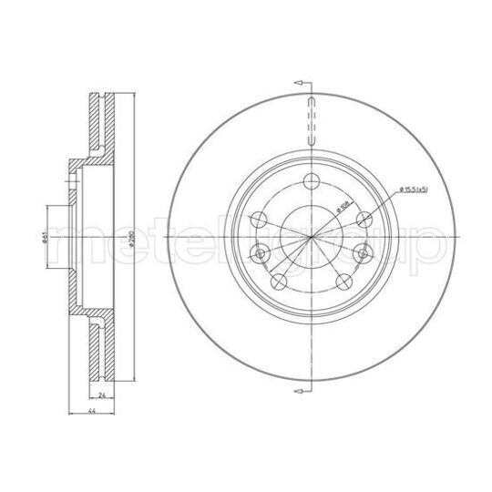 23-1563C - Brake Disc 