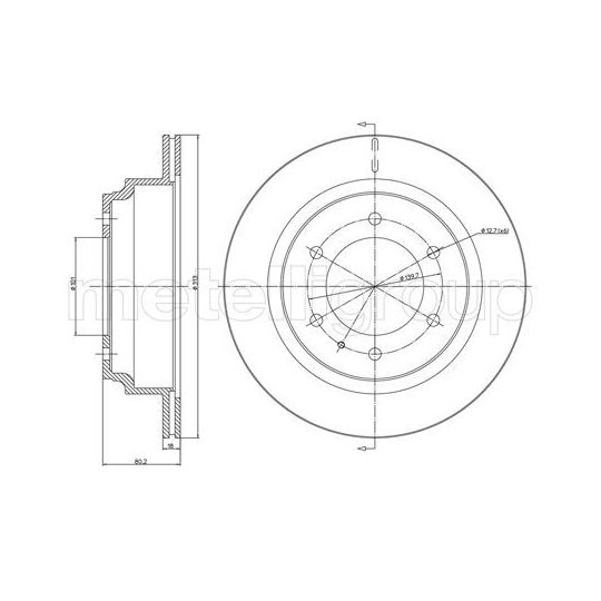 23-0511 - Brake Disc 