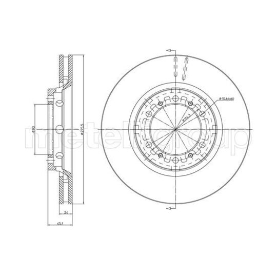 23-1080C - Brake Disc 