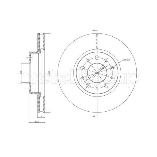 23-0310 - Brake Disc 
