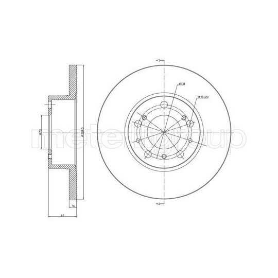 23-0161 - Brake Disc 