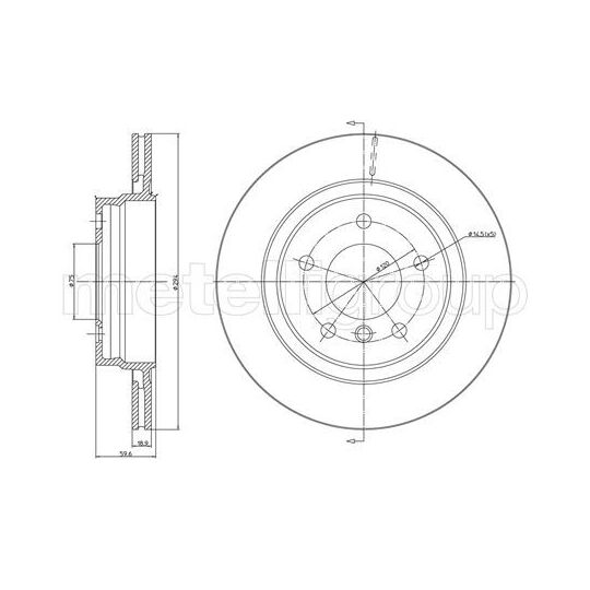 23-0704C - Brake Disc 