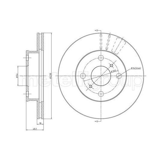 23-0435 - Brake Disc 