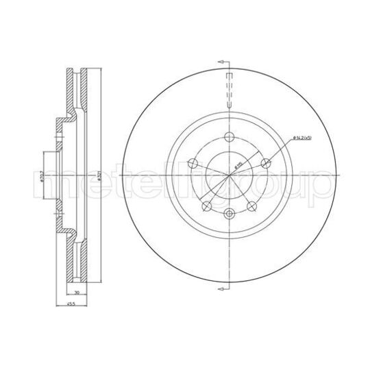 23-1436C - Brake Disc 