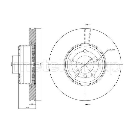 23-0805C - Brake Disc 