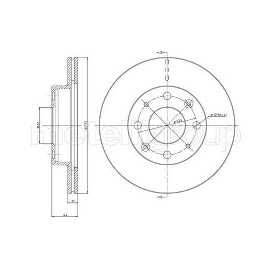 23-0176 - Brake Disc 