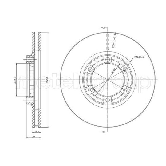 23-1570 - Brake Disc 