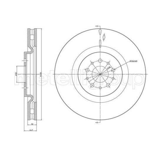 23-1369C - Brake Disc 