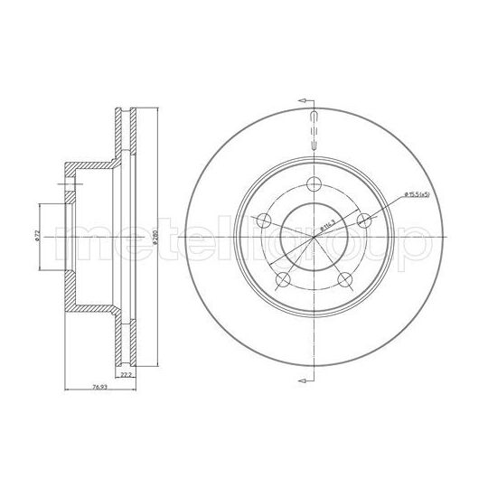 23-0332 - Brake Disc 