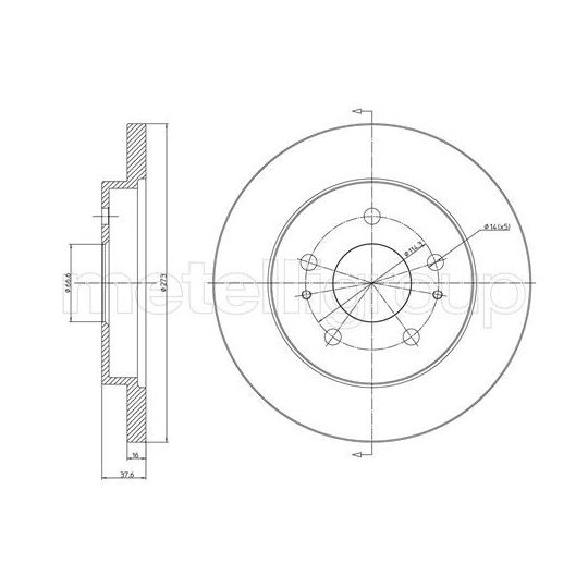 23-0841 - Brake Disc 