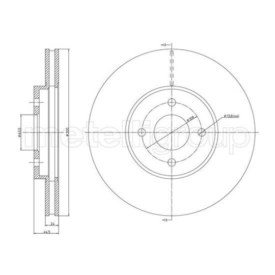 23-1673C - Brake Disc 