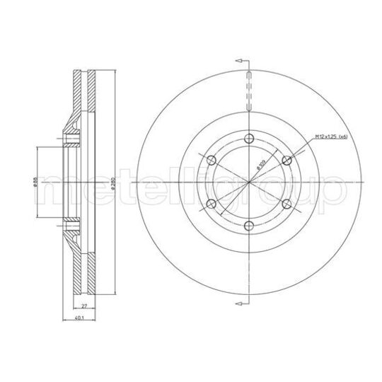 23-1200C - Brake Disc 