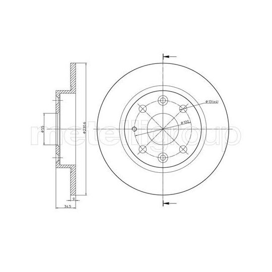 23-0664 - Brake Disc 