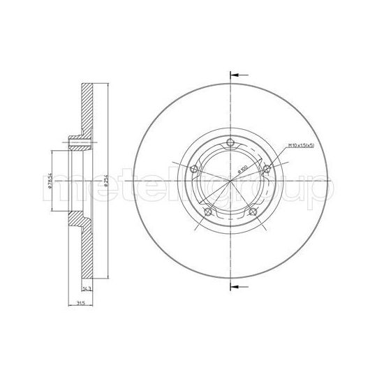 23-0163 - Brake Disc 