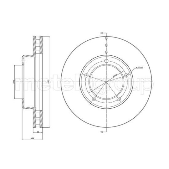 23-1100C - Brake Disc 