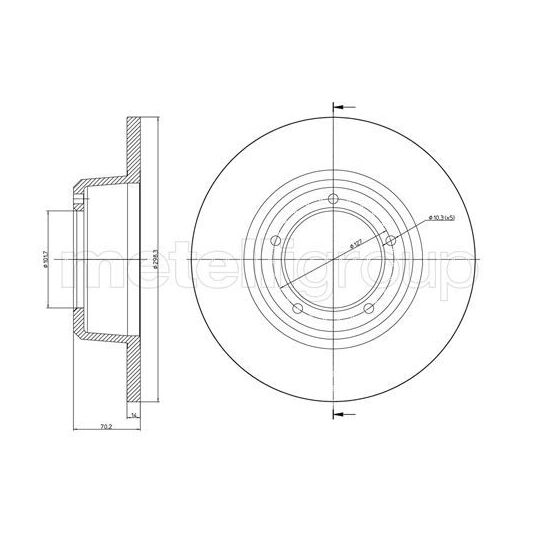 23-0422 - Brake Disc 