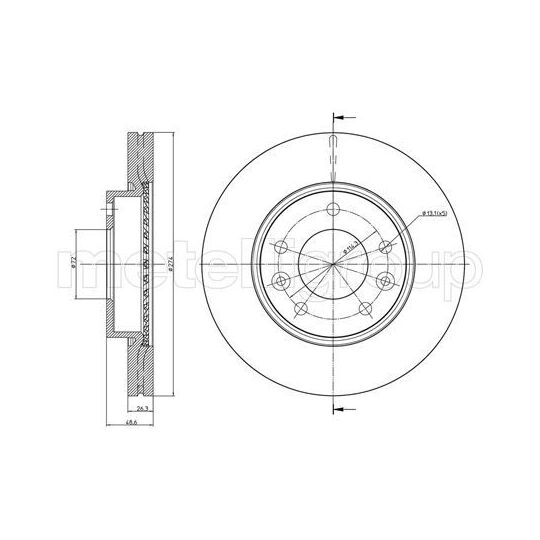 23-0891C - Brake Disc 