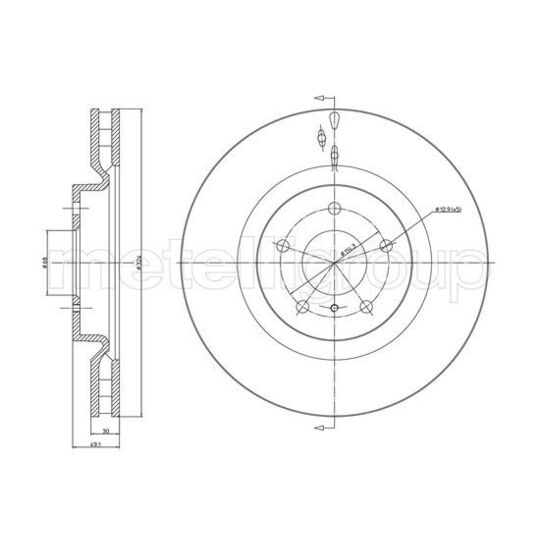 23-1172C - Brake Disc 