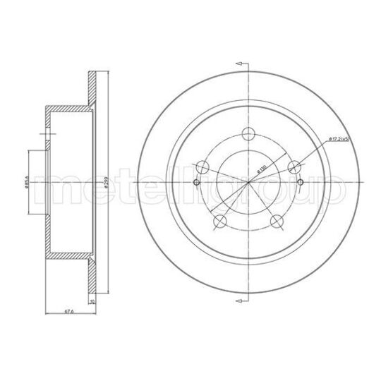 23-1561C - Brake Disc 