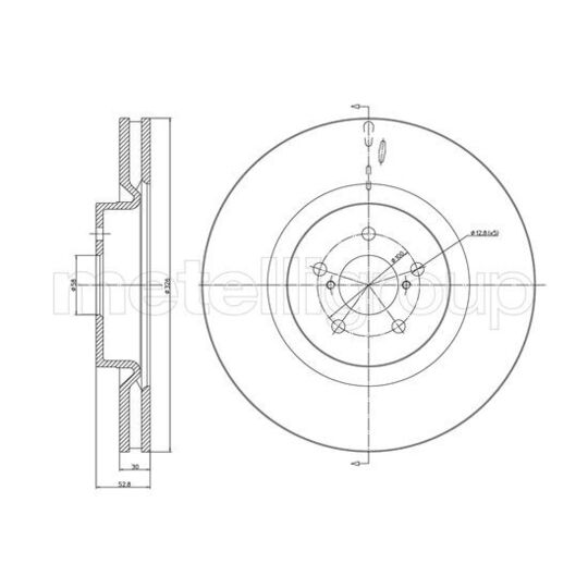 23-1681C - Brake Disc 