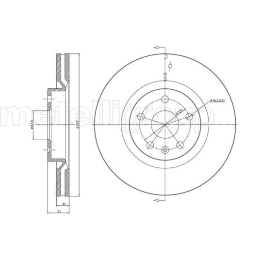 23-1007C - Brake Disc 