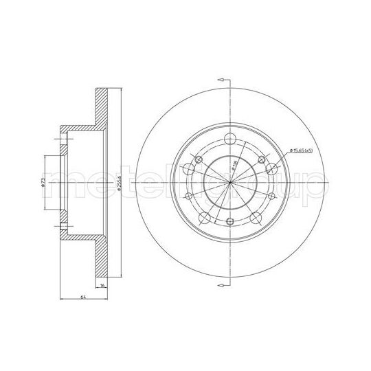 23-0134 - Brake Disc 