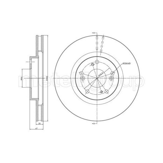23-0576C - Brake Disc 