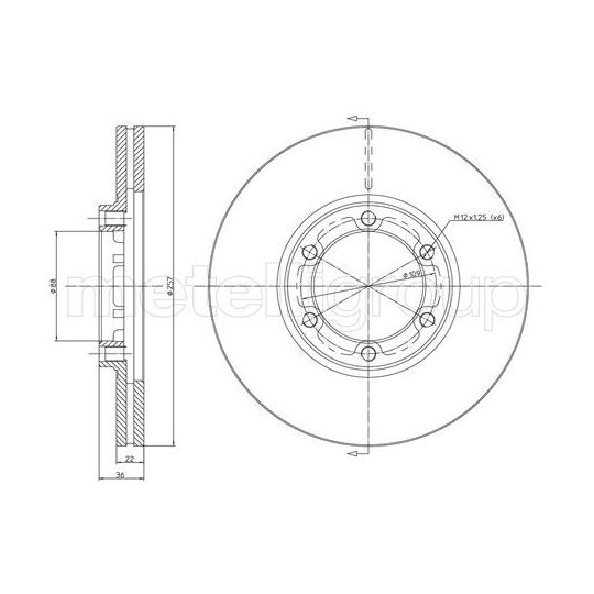 23-0351 - Brake Disc 